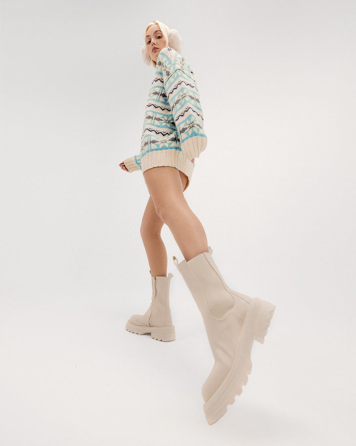 Brava Beige Half Boot