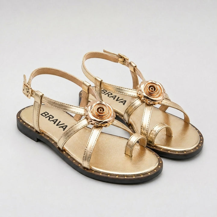 Brava Rosé Sandal- Gold